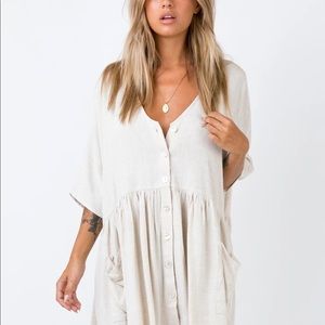 Princess Polly Oversized Tan Dress